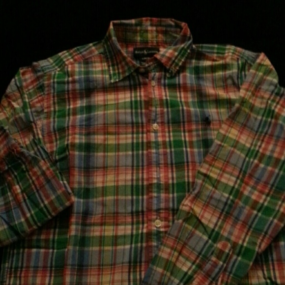 Ralph Lauren boys long sleeve woven