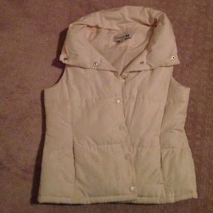 Cream Puffy Vest