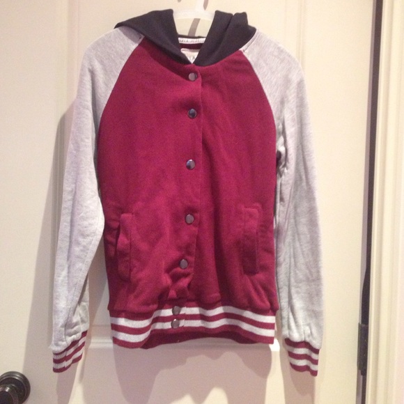 Burgundy Varsity Jacket