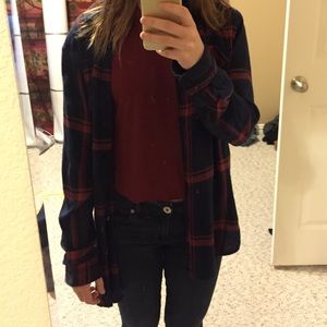 navy/red flannel from UO (xsmall)
