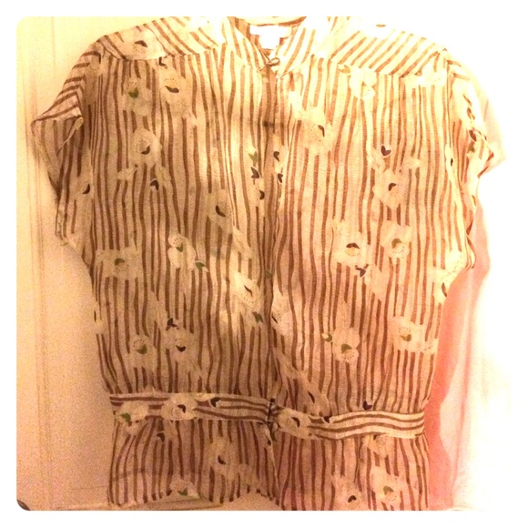 Lux brand silk blouse