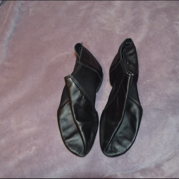 Black jazz shoes look brand new