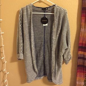 white/blue long cardigan, never worn (small)
