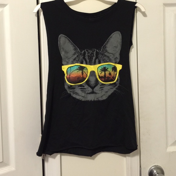 Cat muscle tee