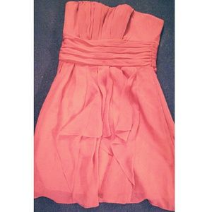 Pink David bridal dress