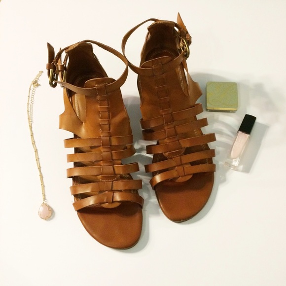 Guess Shoes - Guess Brown Gladiator Sandals