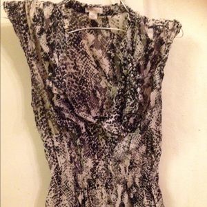 Snake Skin Pattern Shirt