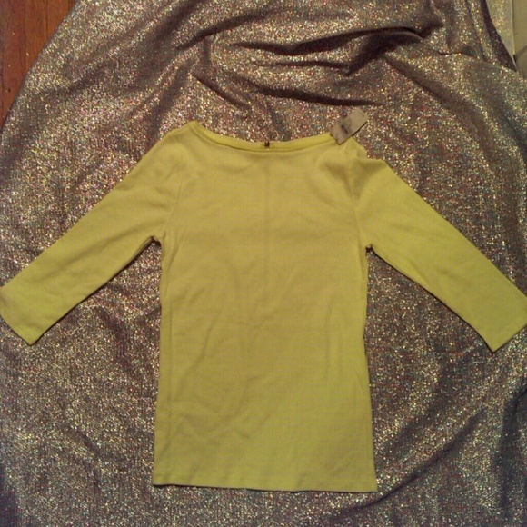 SALE!!!!!! Yellow striped top by Ann Taylor SM