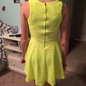 Express Dresses - An express neon yellow dress Express Dresses - An express neon yellow dress