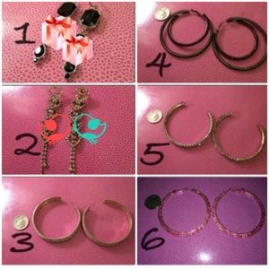 Earrings! FREE Gift w Purchase! $5 each, 5 for $13