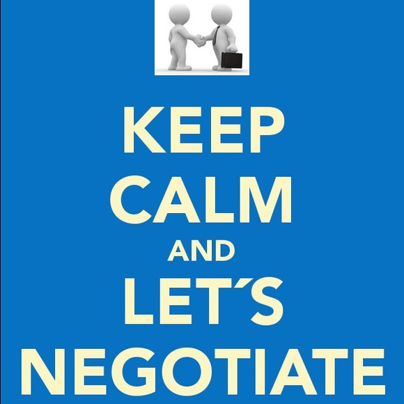 Let's negotiate