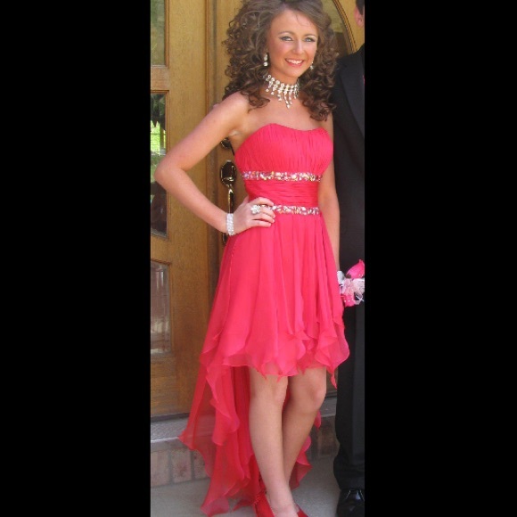 La Femme High-low prom dress. - Picture 1 of 1