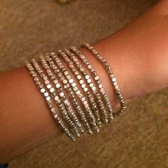 Silver bracelets