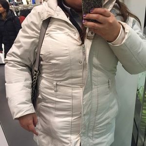 Winter white North Face Hyvent Coat LOWEST PRICE