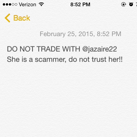 She will not send anything in return!!