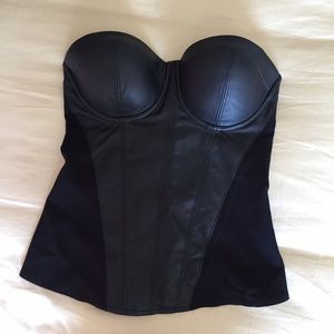 Guess Leather Bustier