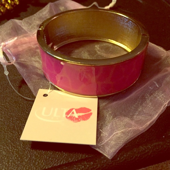 Pink & gold bracelet