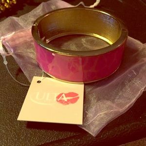 Pink & gold bracelet