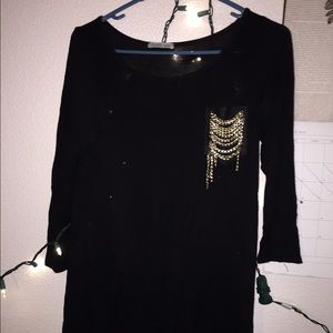 Oversized Black Shirt