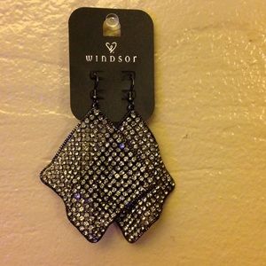 Crystal dangle earrings