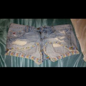 Hollister jean shorts