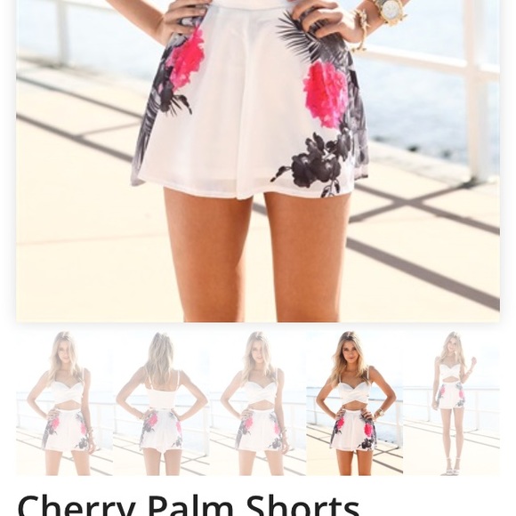 ISO SaboSkirt Cherry Palm Shorts xs - Picture 3 of 4