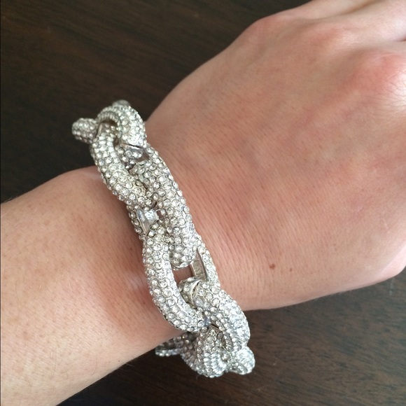 "Fun" Silver Crystal Bracelet - Picture 2 of 2