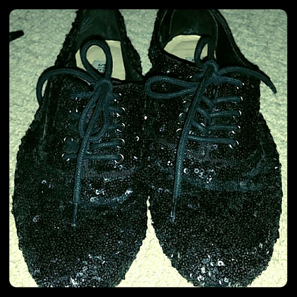 Steve madden sequin oxfords