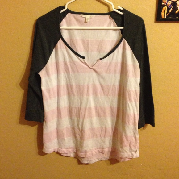 Victoria's Secret baseball tee
