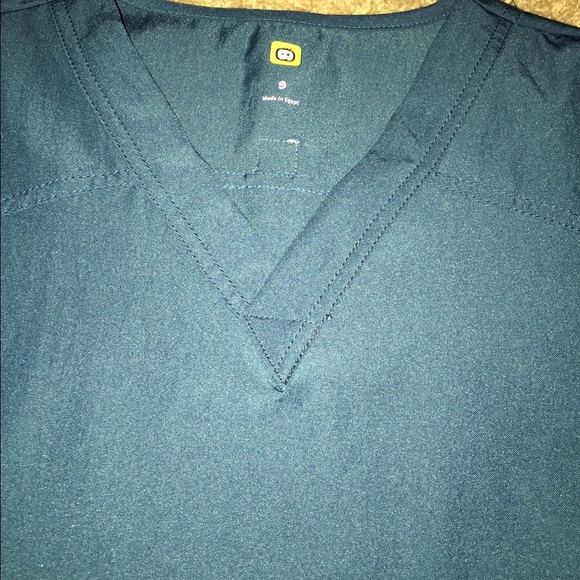 One scrub top and one scrub bottom!
