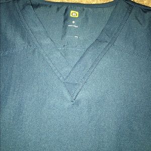 One scrub top and one scrub bottom!