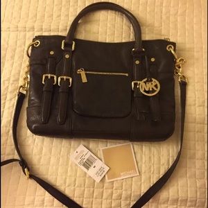 Michael Kors satchel leather McGraw