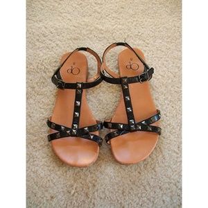 Studded gladiator style sandals