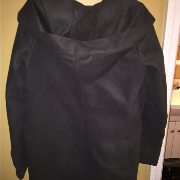 BB DAKOTA Grey Pea Coat - Size Large - Picture 3 of 3