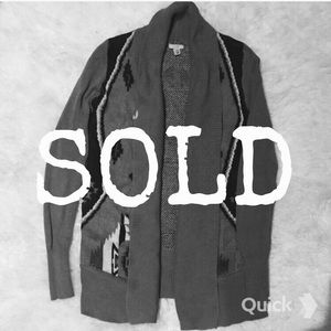 ‼️SOLD‼️ Ecoté Aztec Cardigan