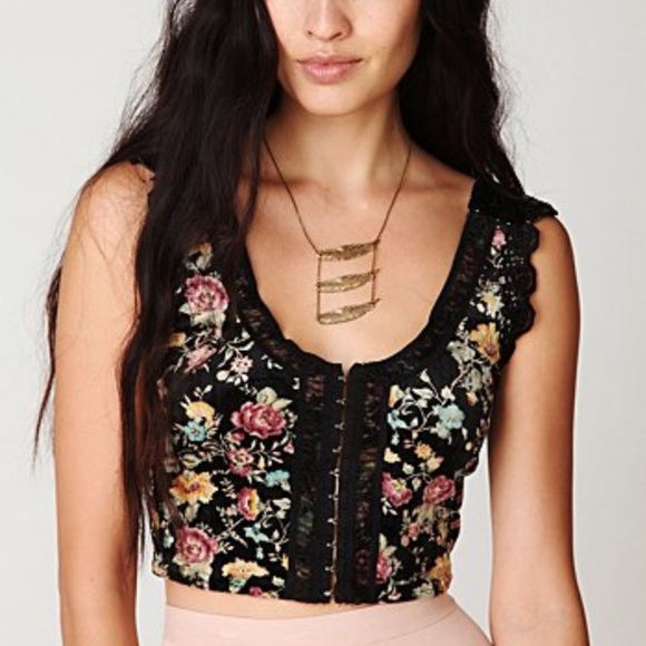 Free People Bustier/ Crop Top