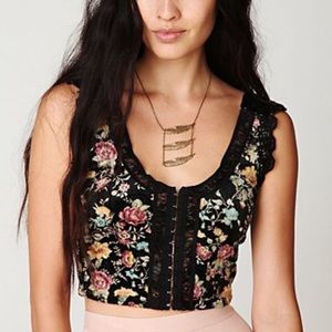 Free People Bustier/ Crop Top