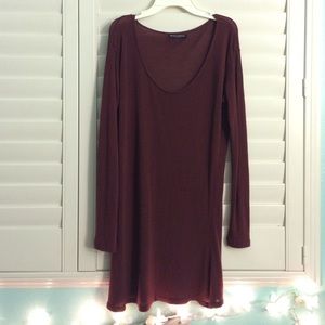 Burgundy Brandy Melville Dress