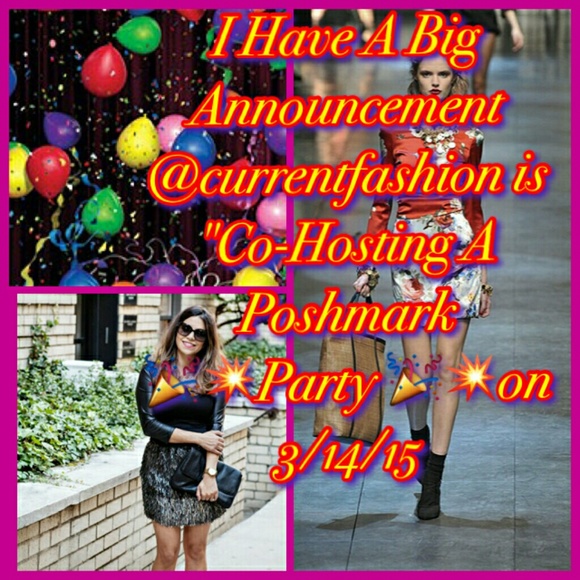 👗👜👠Its all about Fashion Other - "Big News! 💥🎉Co-Hosting My 1st Poshmark Party💁