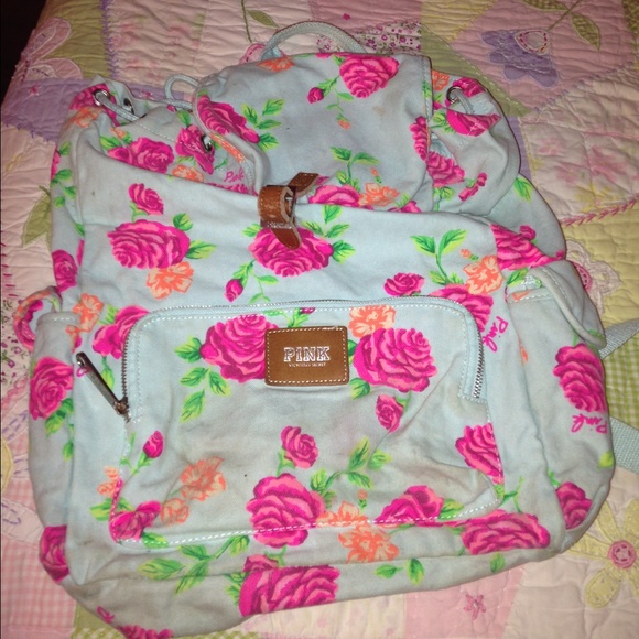 Pink backpack