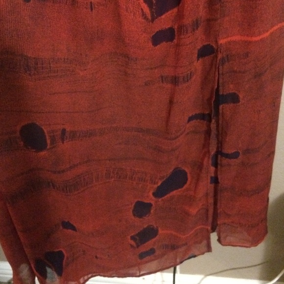 Red and blue maxi dress size medium - Picture 3 of 4