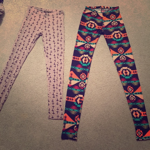 Patterned leggings