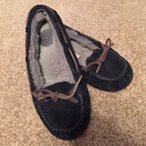 Black Ugg Moccasins