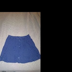 H&M poka dot skirt.