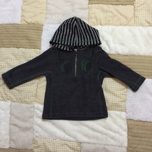 Baby boy pull over hoodie