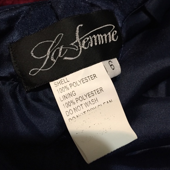 *SALE* La Femme prom dress - Picture 4 of 4