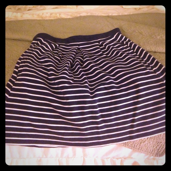Nautical Striped Skirt
