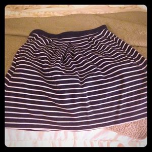 Nautical Striped Skirt