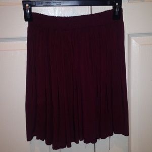 Brandy Maroon skirt