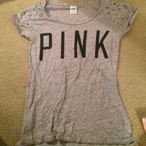 Pink brand t shirt